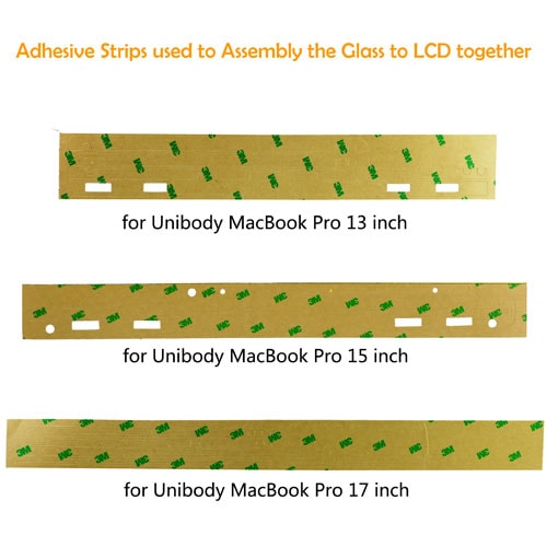 3M ADHESIVE STRIPS FOR UNIBODY MACBOOK PRO 17" A1297
