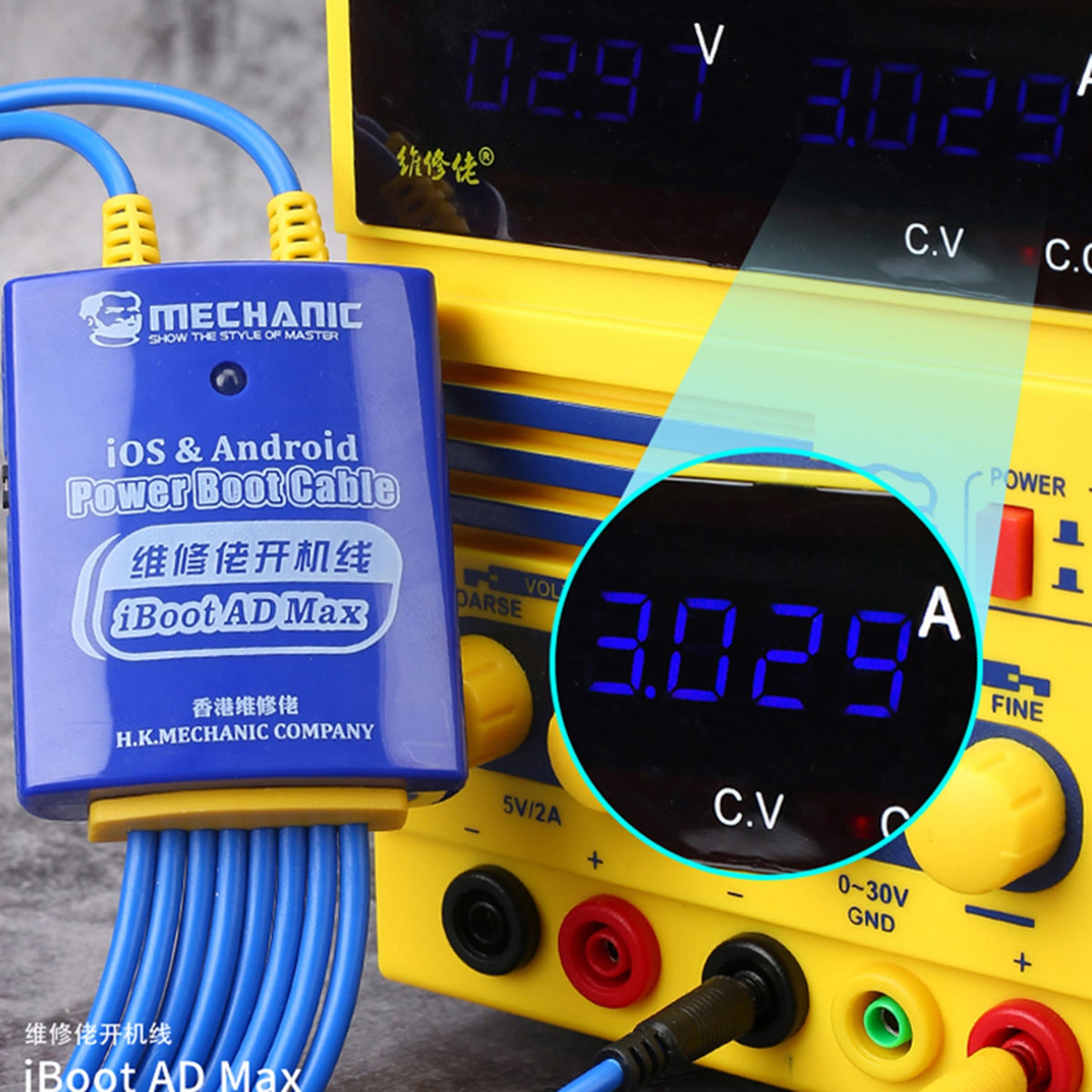 MECHANIC IBOOT AD MAX IOS & ANDROID POWER BOOT CABLE FOR IPHONE ANDROI