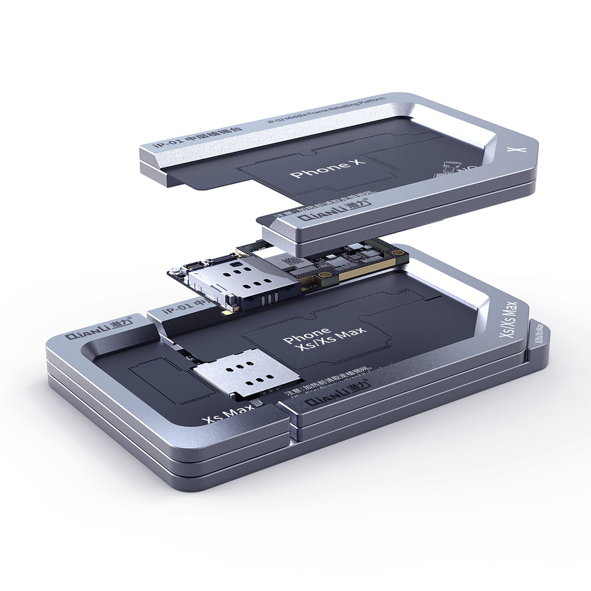 QIANLI TOOLPLUS IP-01 MIDDLE FRAME REBALLING PLATFORM FOR IPHONE X/XS/XSMAX