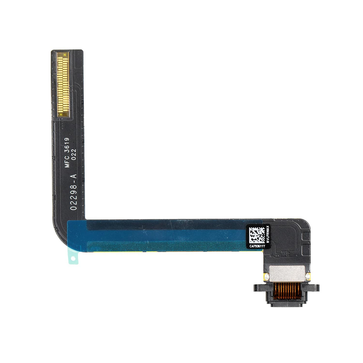 BLACK DOCK CONNECTOR FLEX CABLE FOR IPAD 10.2" 7TH/8TH/9TH