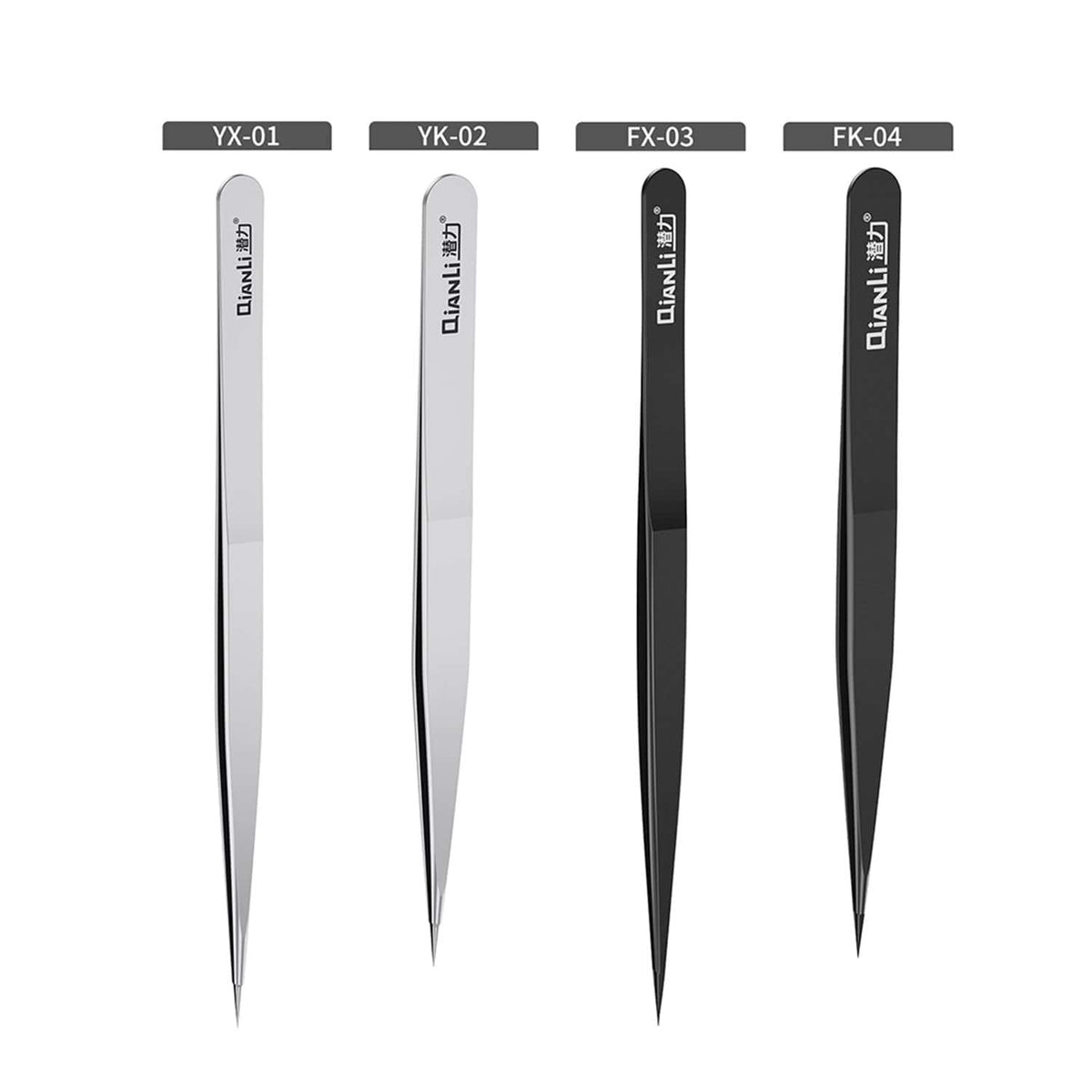 QIANLI TOOLPLUS INEEZY NONMAGNETIC STAINLESS STEEL TWEEZERS