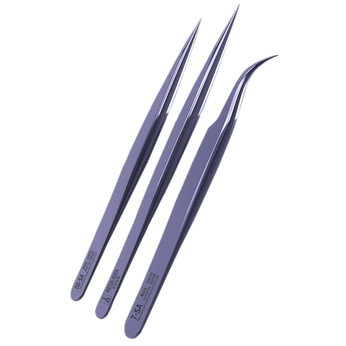 MEGA-IDEA NONMAGNETIC STAINLESS STEEL TWEEZER