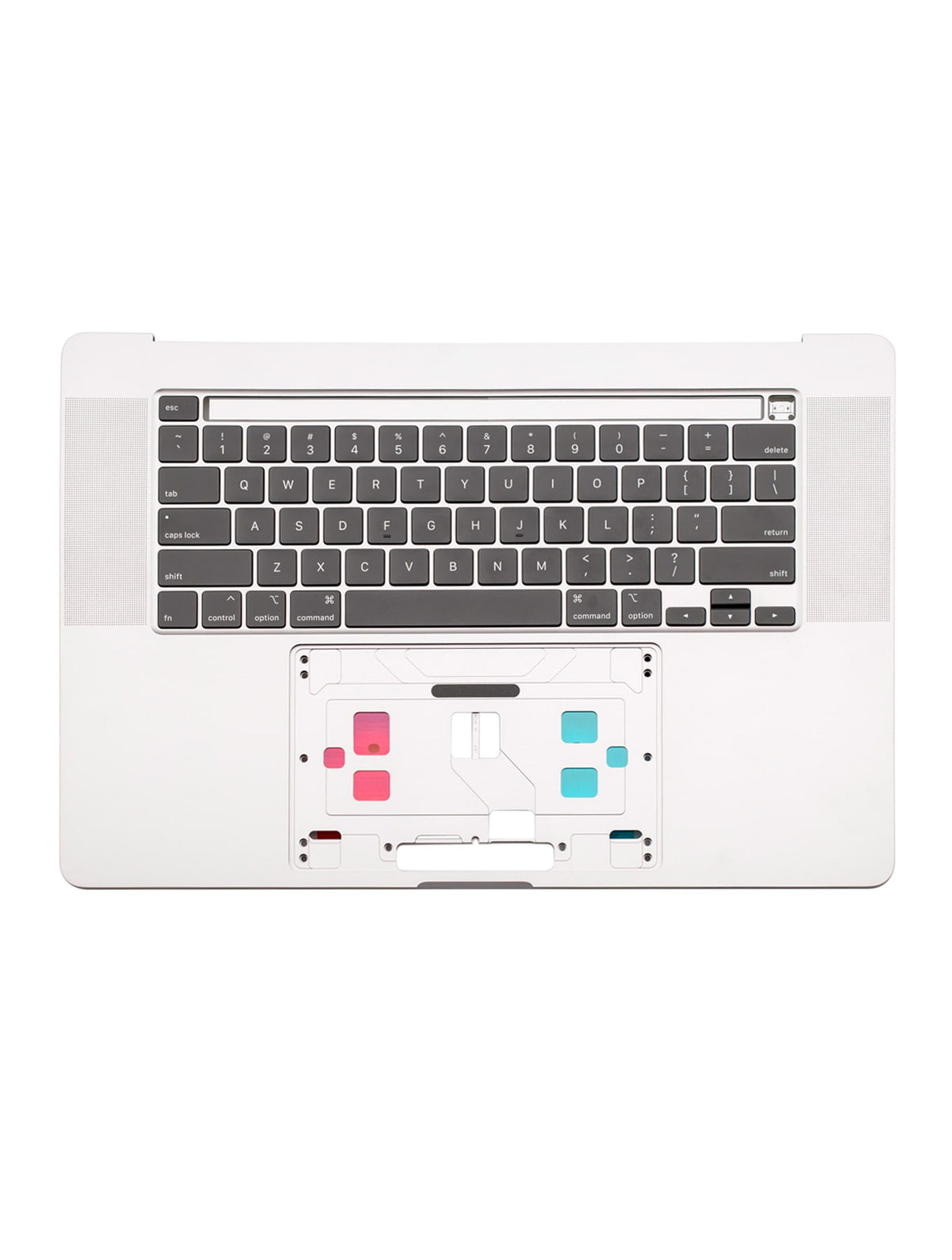 SILVER TOP CASE WITH KEYBOARD FOR MACBOOK PRO TOUCH 16" A2141 (LATE 2019 - MID 2020)