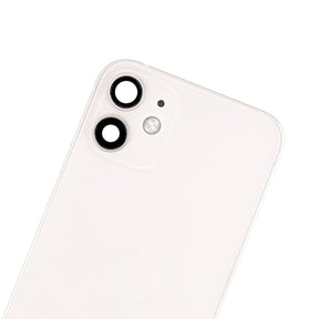 WHITE BACK COVER FULL ASSEMBLY FOR IPHONE 12 MINI
