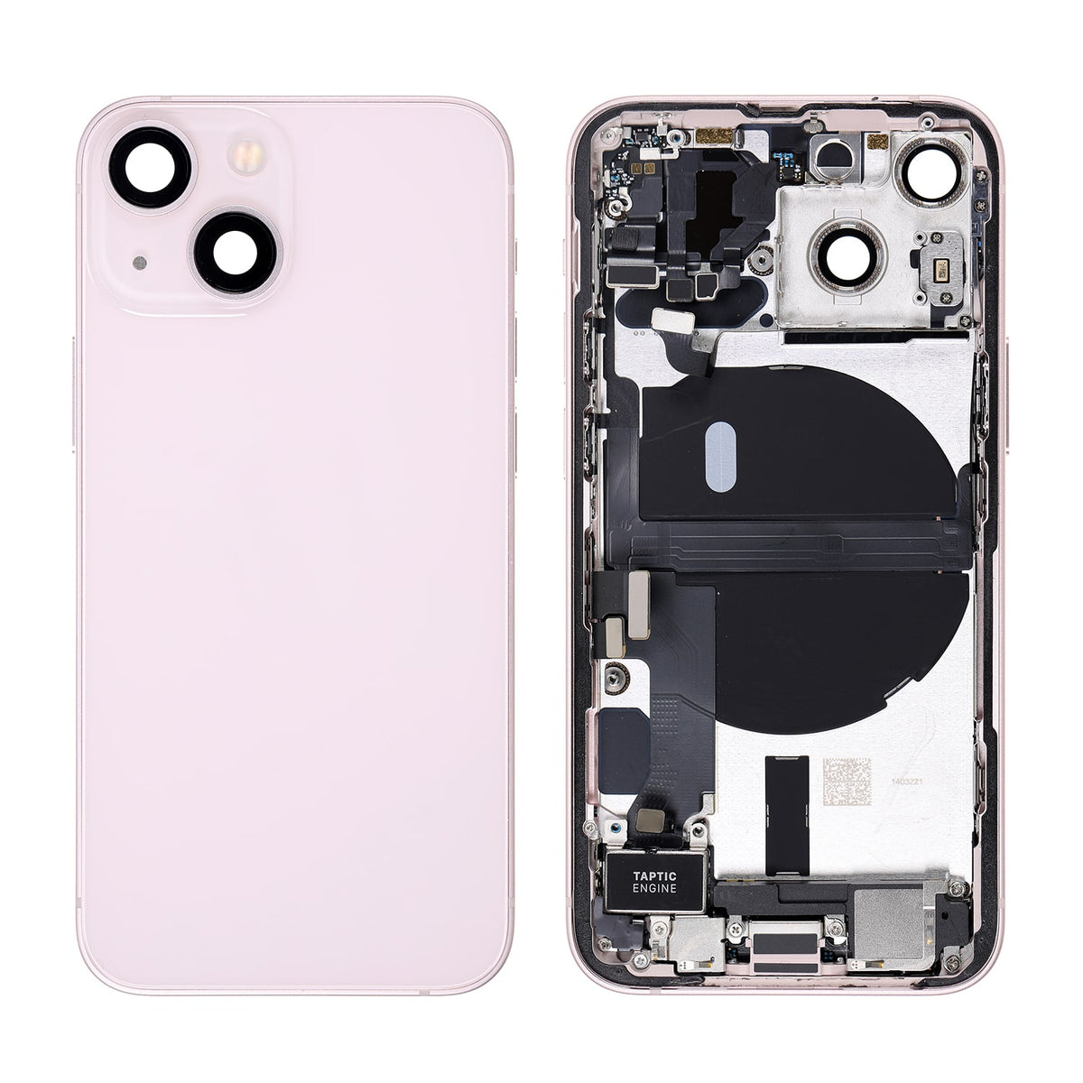 PINK BACK COVER FULL ASSEMBLY FOR IPHONE 13 MINI