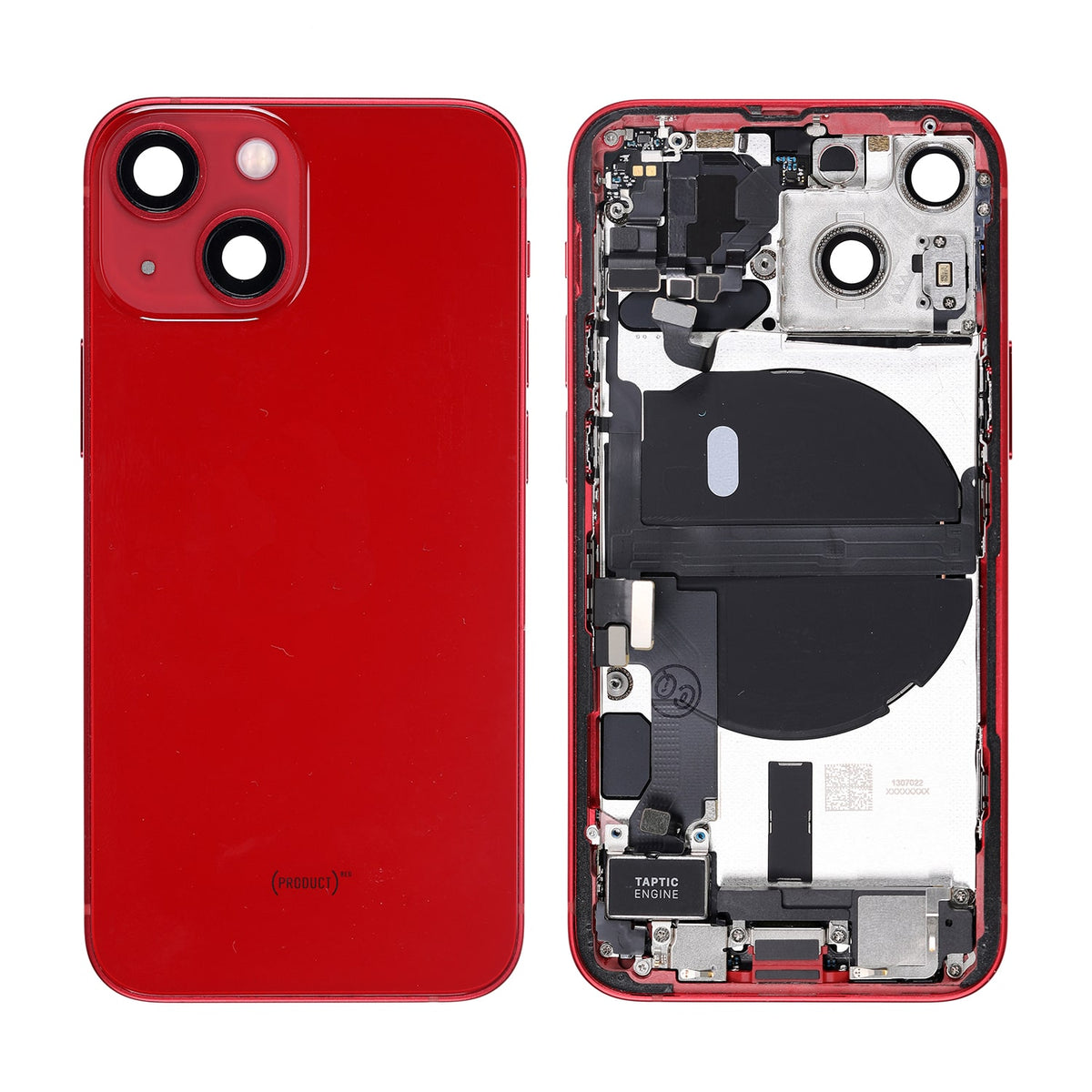 RED BACK COVER FULL ASSEMBLY FOR IPHONE 13 MINI