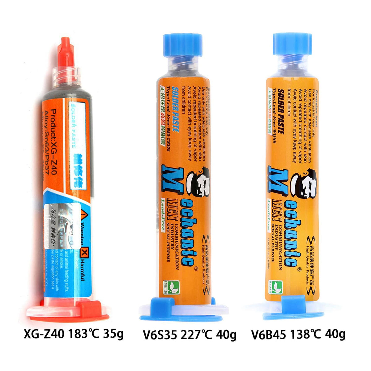 MECHANIC ROHS LEAD-FREE SOLDER PASTE 40G