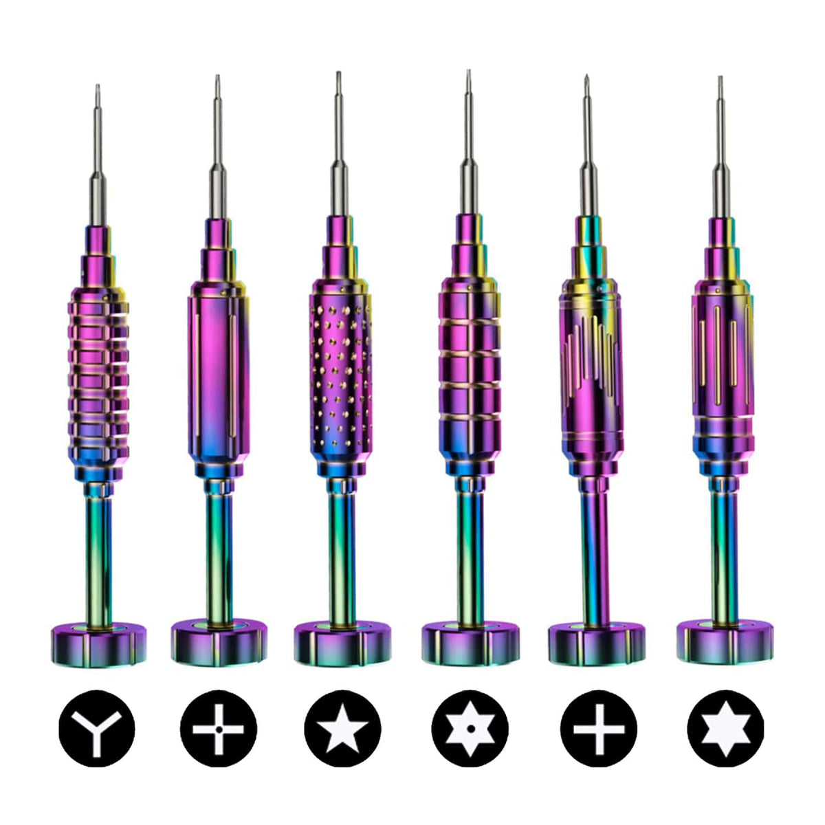 MIJING PHANTOM 3D PRECISION SCREWDRIVER SET (6PCS/SET) FOR PHONE REPAIR