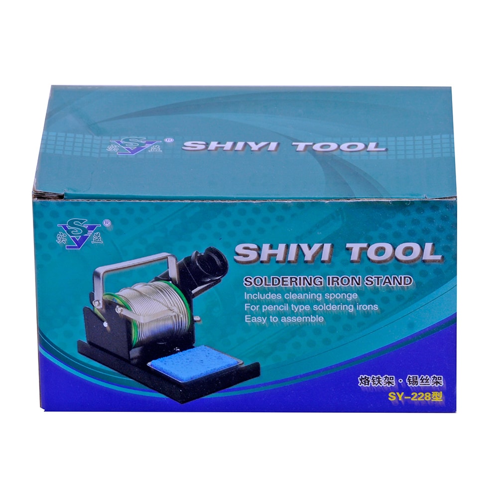 DOUBLE-LAYER MULTIFUNCTIONAL SOLDERING IRON STAND #CIXI SY-228-2