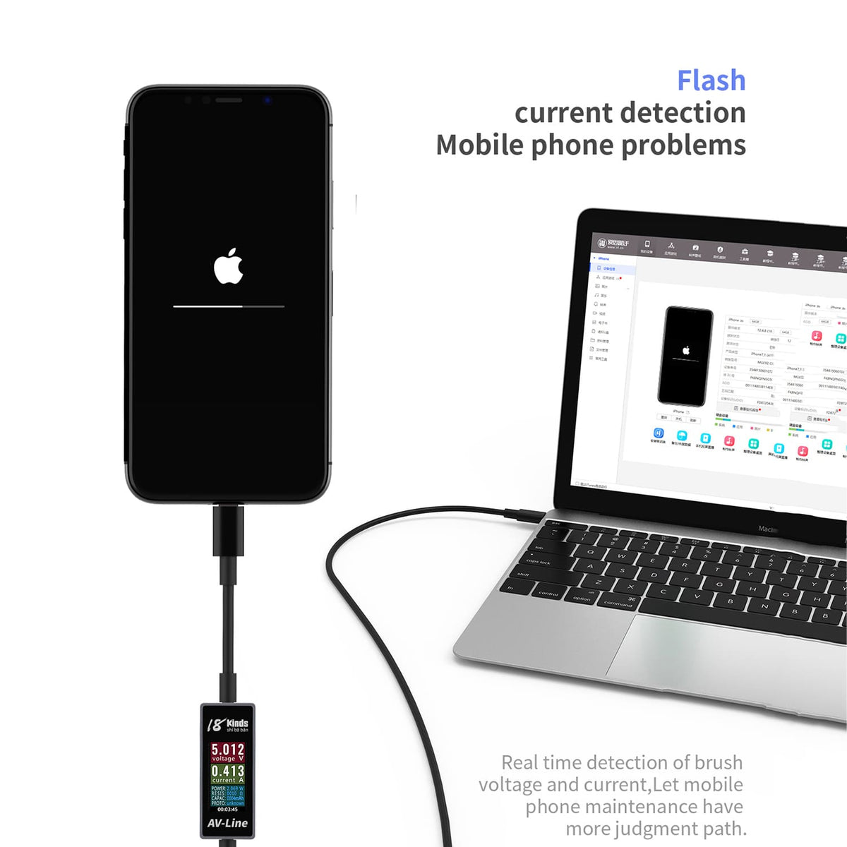 AV-LINE INTELLIGENT DETECTION CHARGING CABLE