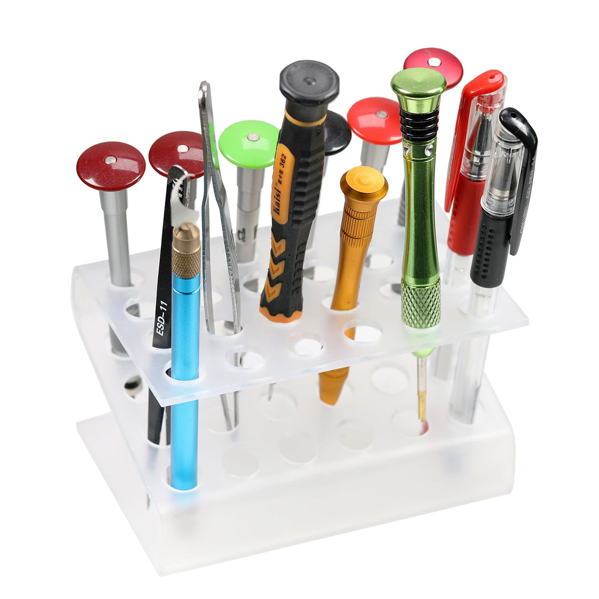 TRANSPARENT ACRYLIC SCREWDRIVER STORAGE RACK