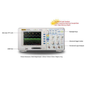 RIGOL DS1102E 2 CHANNELS 100MHZ DIGITAL STORAGE OSCILLOSCOPES