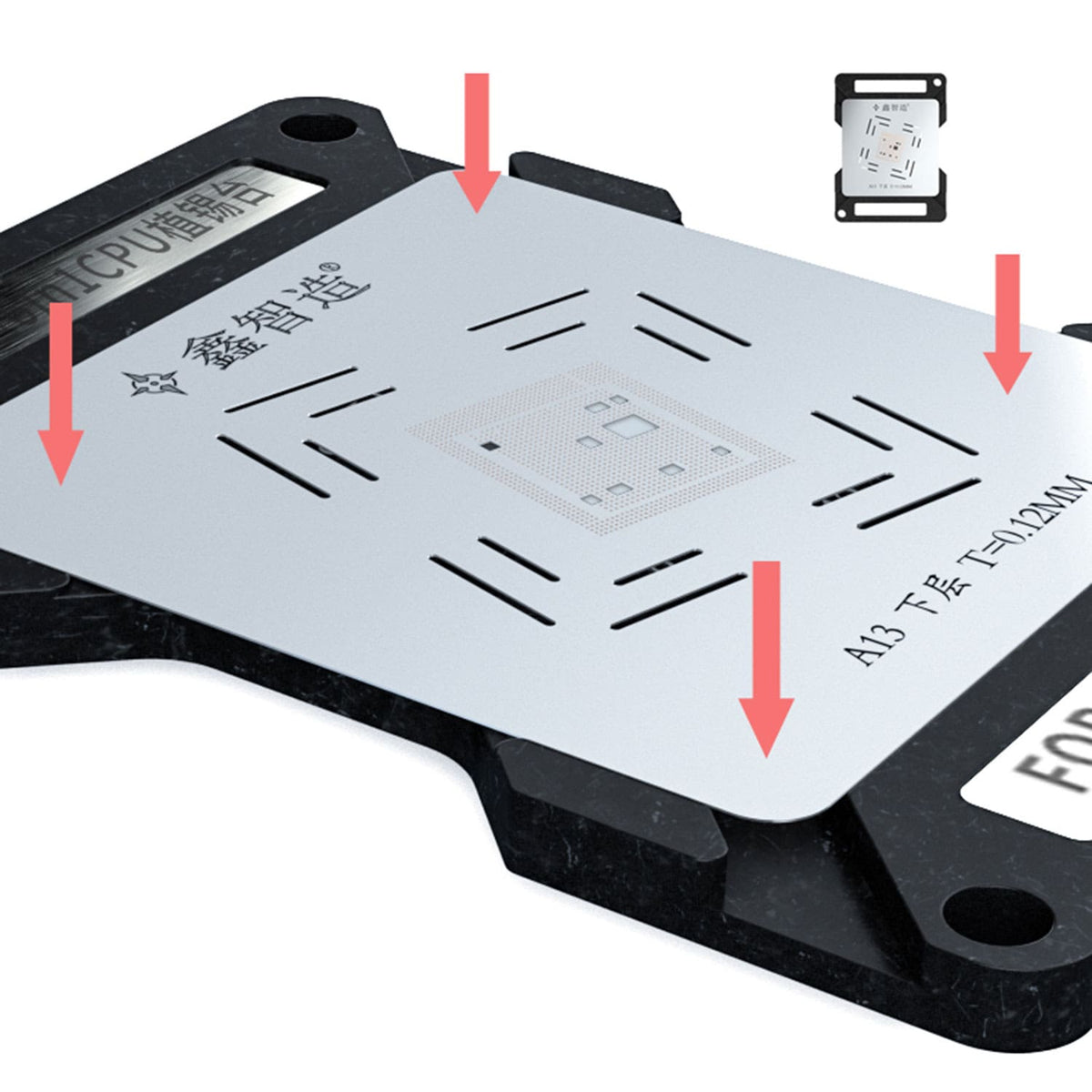 6IN1 UNIVERSAL CPU REBALLING STENCIL FOR A8/A9/A10/A11/A12/A13/A14