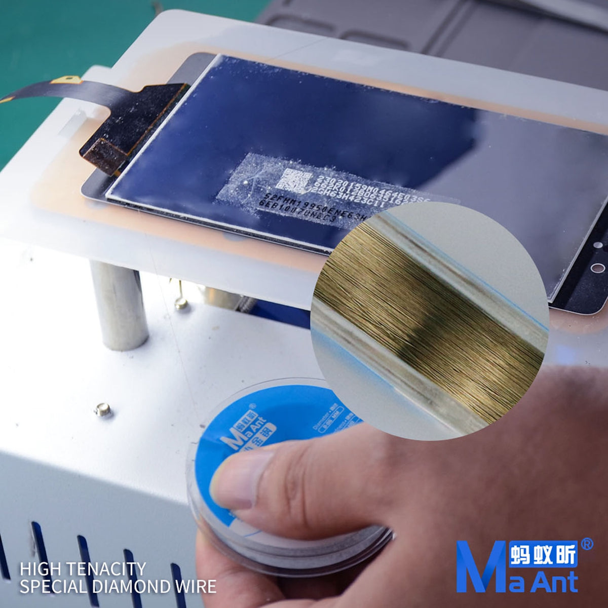 MAANT SPECIAL DIAMOND WIRE FOR LCD SEPARATOR 100MCopy of OCA FILM ROLLER FOR SAMSUNG S8 PLUS