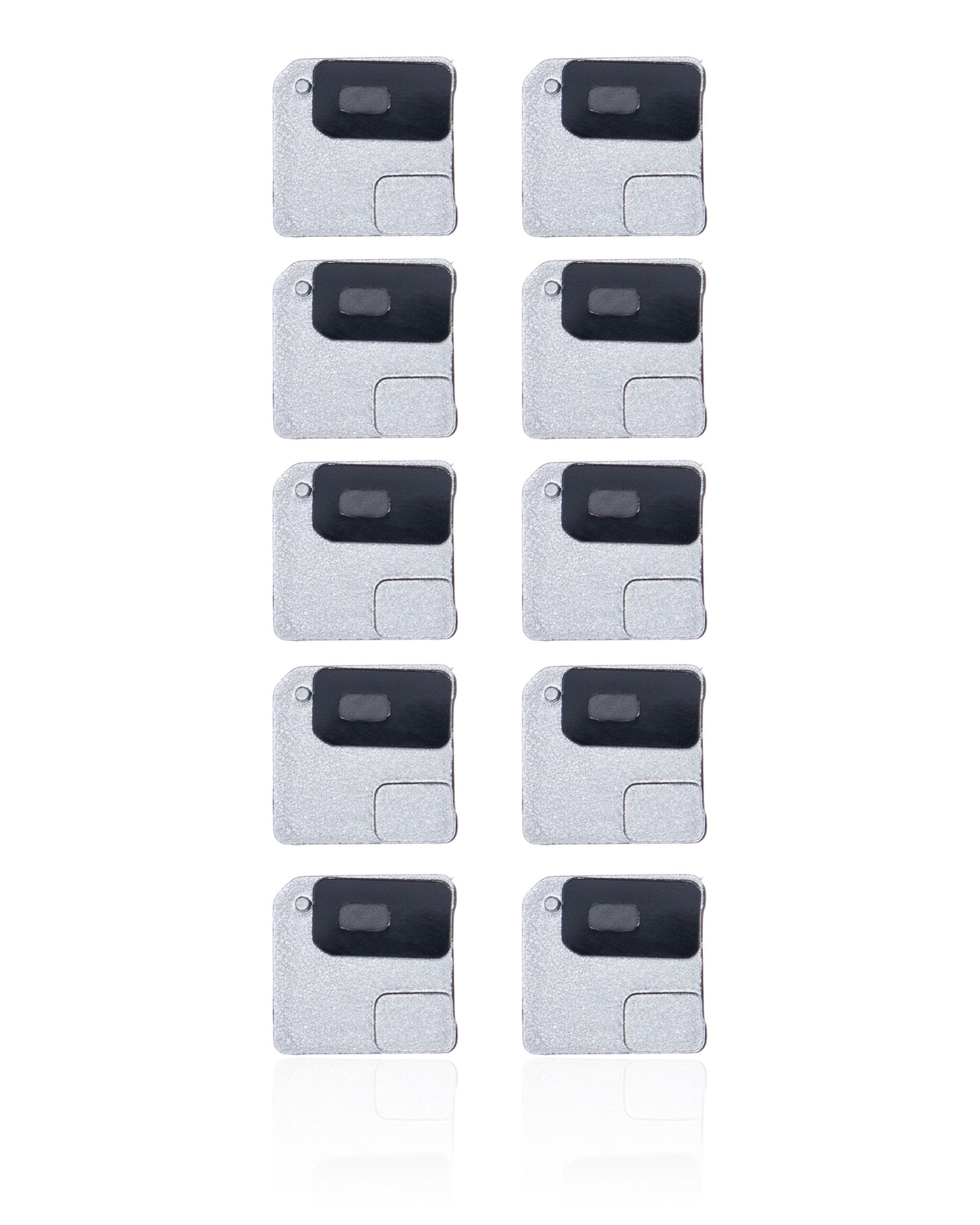WHITE - FLASH LIGHT / POWER FLEX BRACKET WITH MICROPHONE MESH FOR IPHONE 12 MINI (10 PACK)