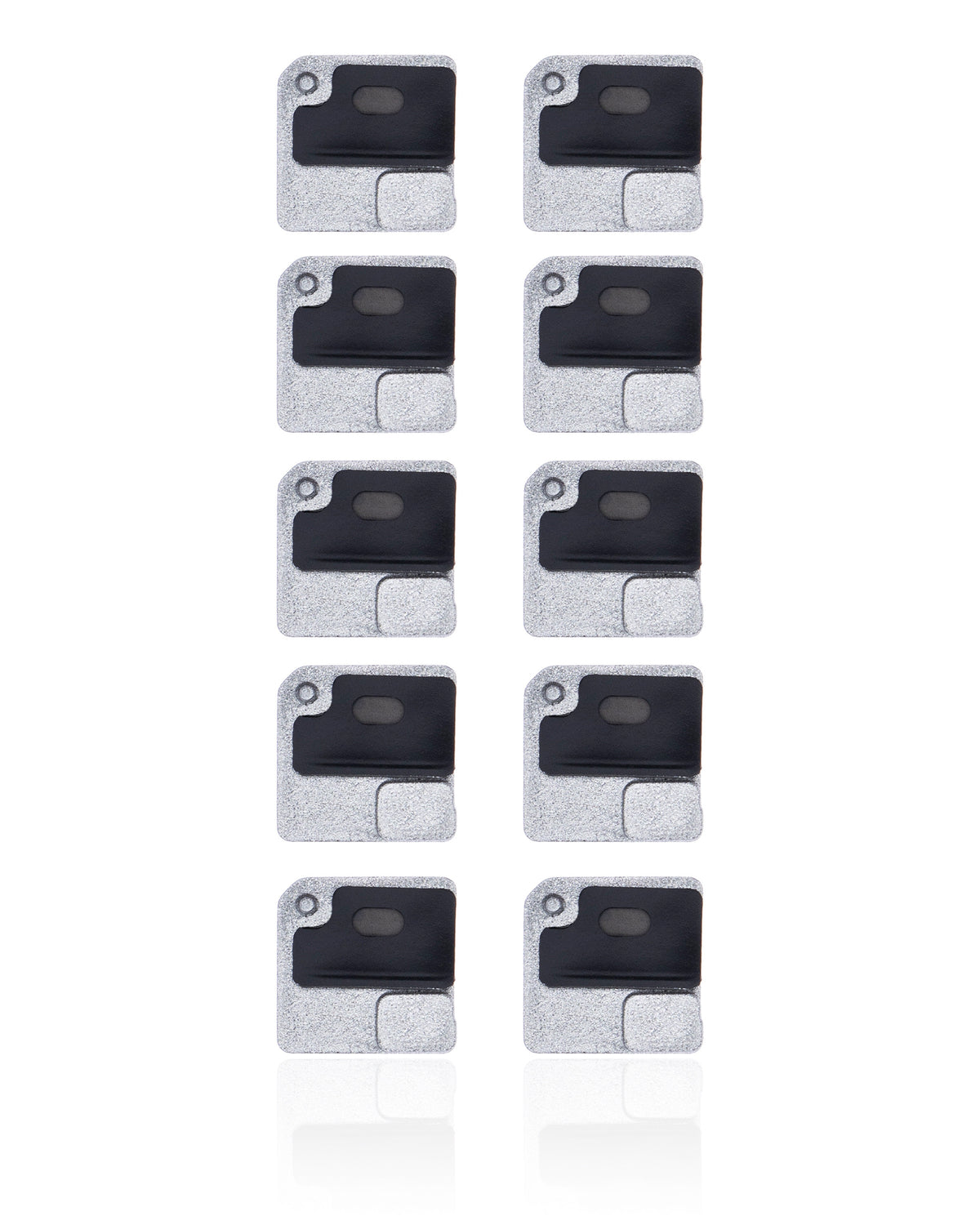 WHITE - FLASH LIGHT / POWER FLEX BRACKET WITH MICROPHONE MESH FOR IPHONE 12 (10 PACK)