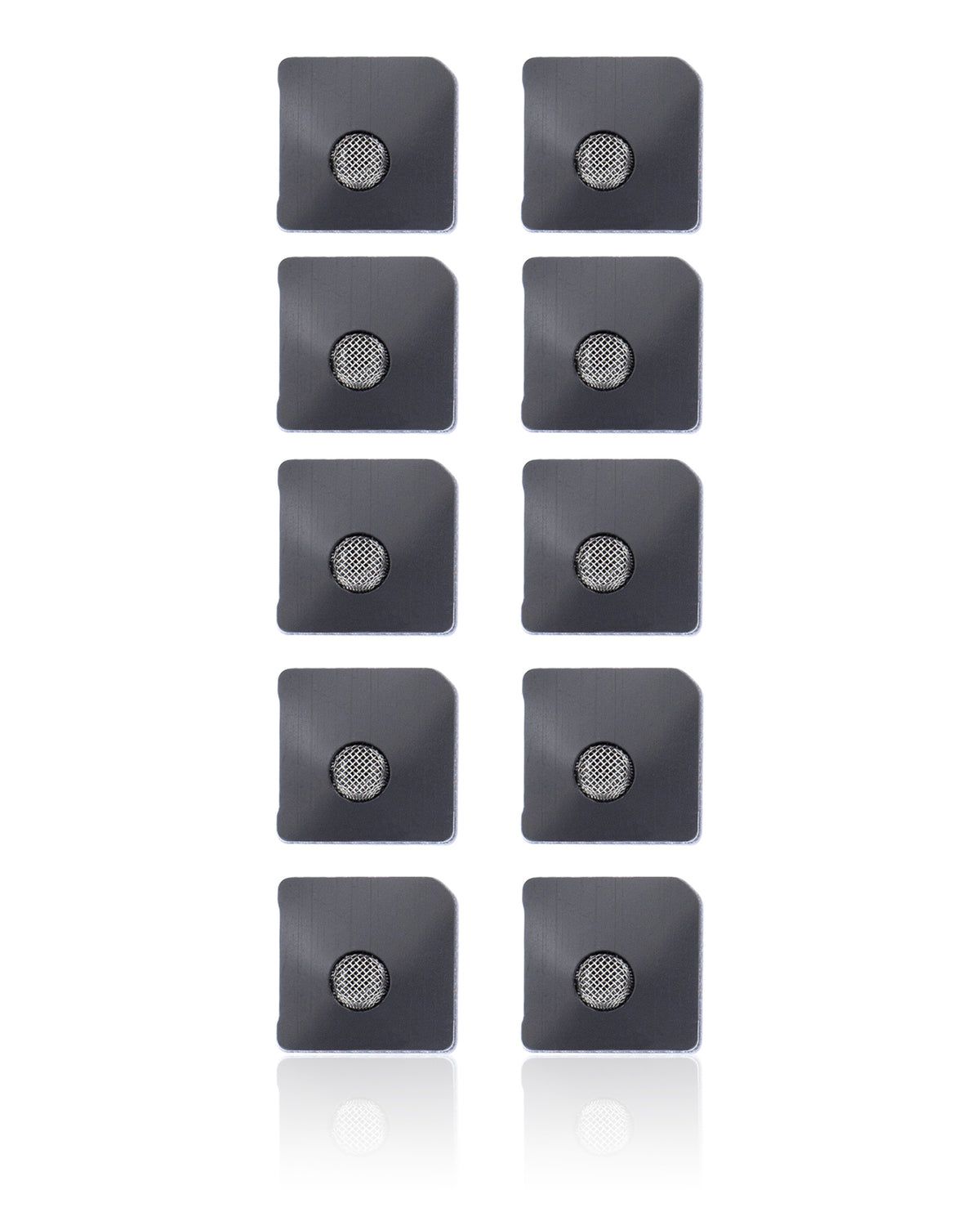 WHITE - FLASH LIGHT / POWER FLEX BRACKET WITH MICROPHONE MESH FOR IPHONE 12 (10 PACK)