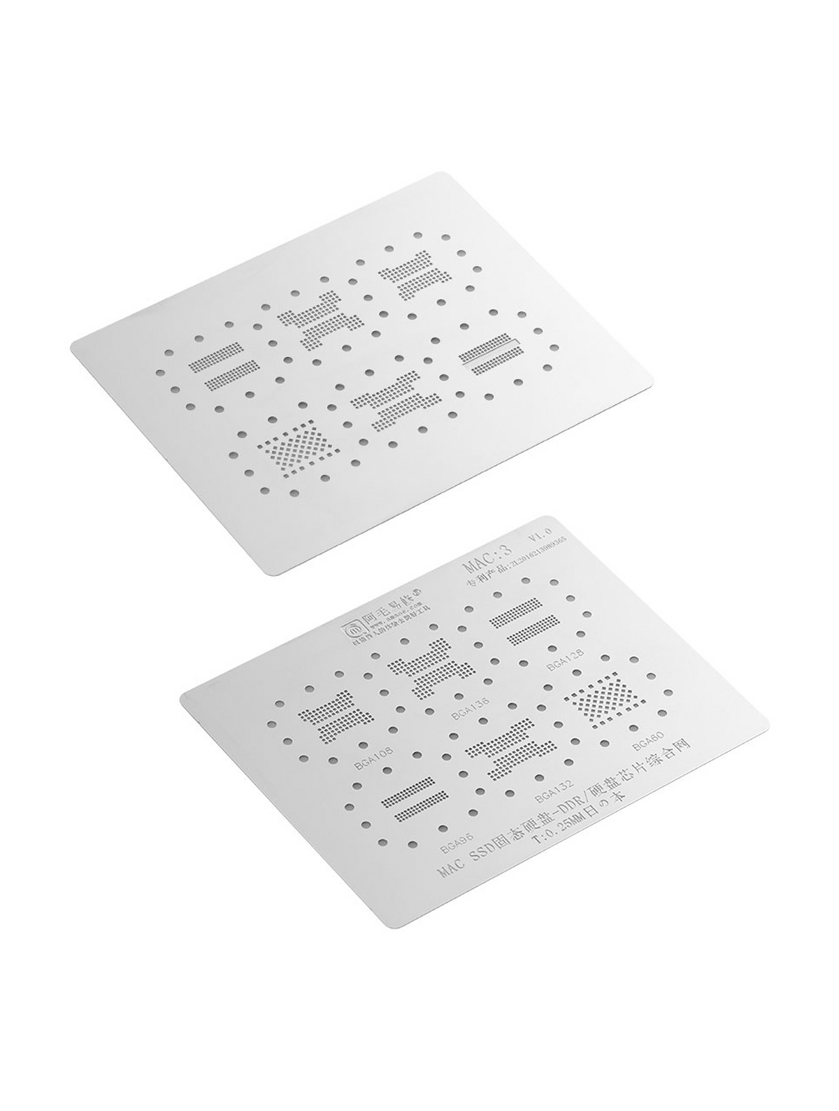 SSD-DDR / IC STENCIL COMPATIBLE WITH MACBOOKS (MAC 3)