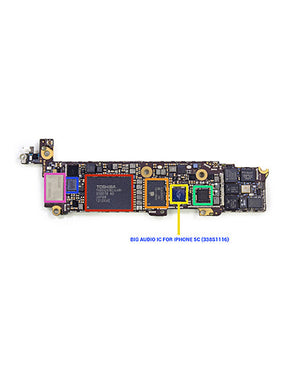BIG AUDIO IC COMPATIBLE WITH IPHONE 5C (338S1116)