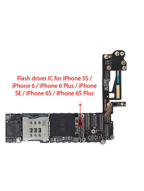 FLASH DRIVER IC COMPATIBLE WITH IPHONE 5S PLUS SE (2016)
