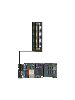 CHARGING PORT FLEX FPC CONNECTOR COMPATIBLE WITH IPHONE 6 PLUS (J1817: 36 PIN)