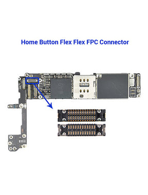 HOME BUTTON FPC CONNECTOR COMPATIBLE WITH IPHONE 6S / 6S PLUS (J4100: 22 PIN)
