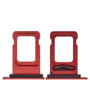 RED DUAL SIM CARD TRAY COMPATIBLE WITH IPHONE XR