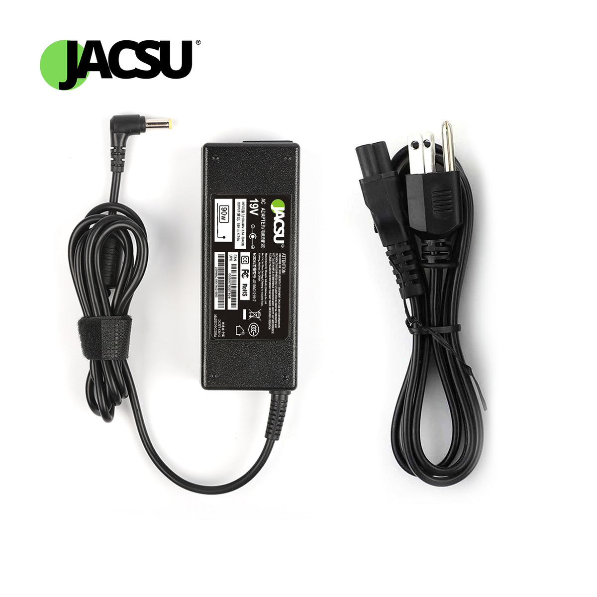 Jacsu 19V 4.74A 90W 5.5x1.7mm Laptop AC Adapter Charger For ACER ASPIRE 5750G 5755G 7110 9300 Notebook