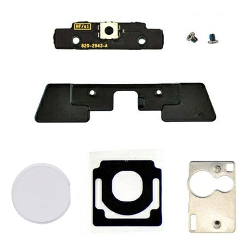 DIGITIZER MOUNTING KIT WITH WHITE BUTTON FOR IPAD 2