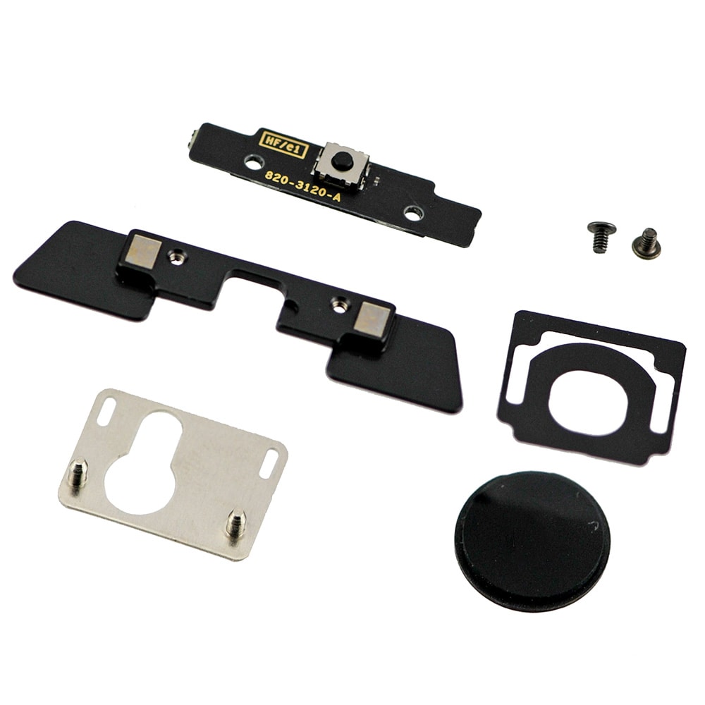 BLACK DIGITIZER MOUNTING KIT WITH BLACK BUTTON FOR IPAD 3