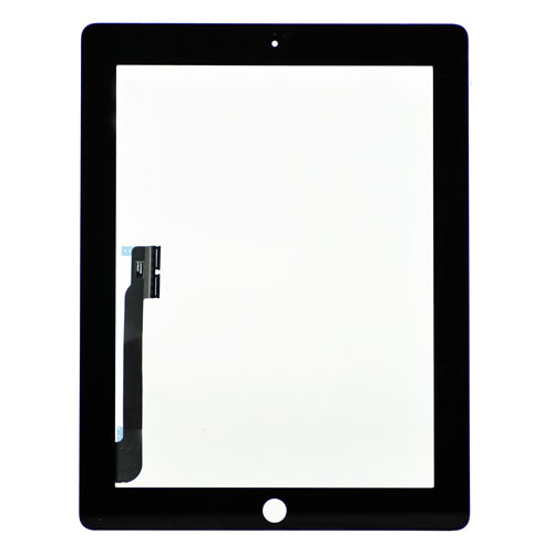 TOUCH SCREEN DIGITIZER BLACK FOR IPAD 3/4