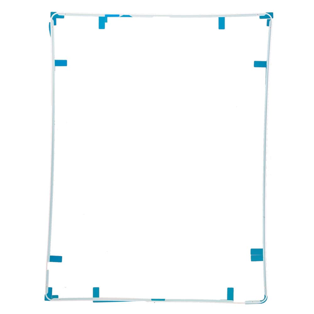 WHITE TOUCH SCREEN SUPPORTING FRAME WITH ADHESIVE FOR IPAD 3/4