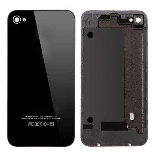 BACK COVER WITH FRAME  FOR IPHONE 4 - BLACK