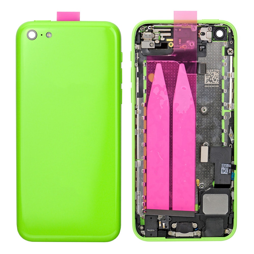 BACK COVER FULL ASSEMBLY FOR IPHONE 5C - GREEN