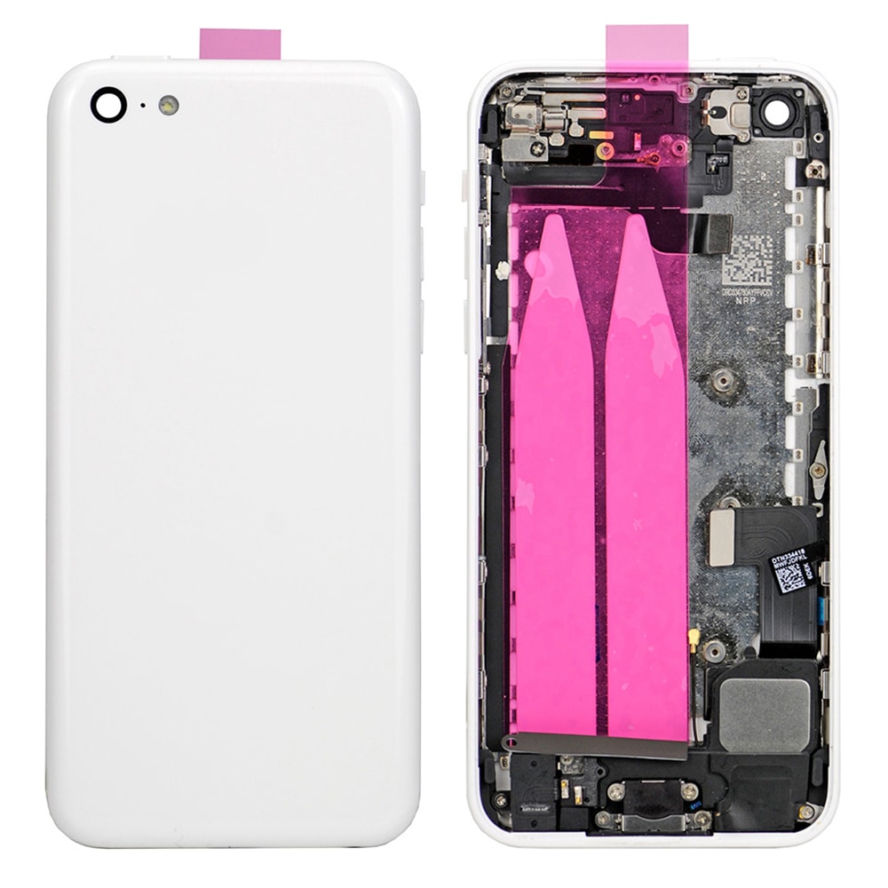 BACK COVER FULL ASSEMBLY FOR IPHONE 5C - WHITE