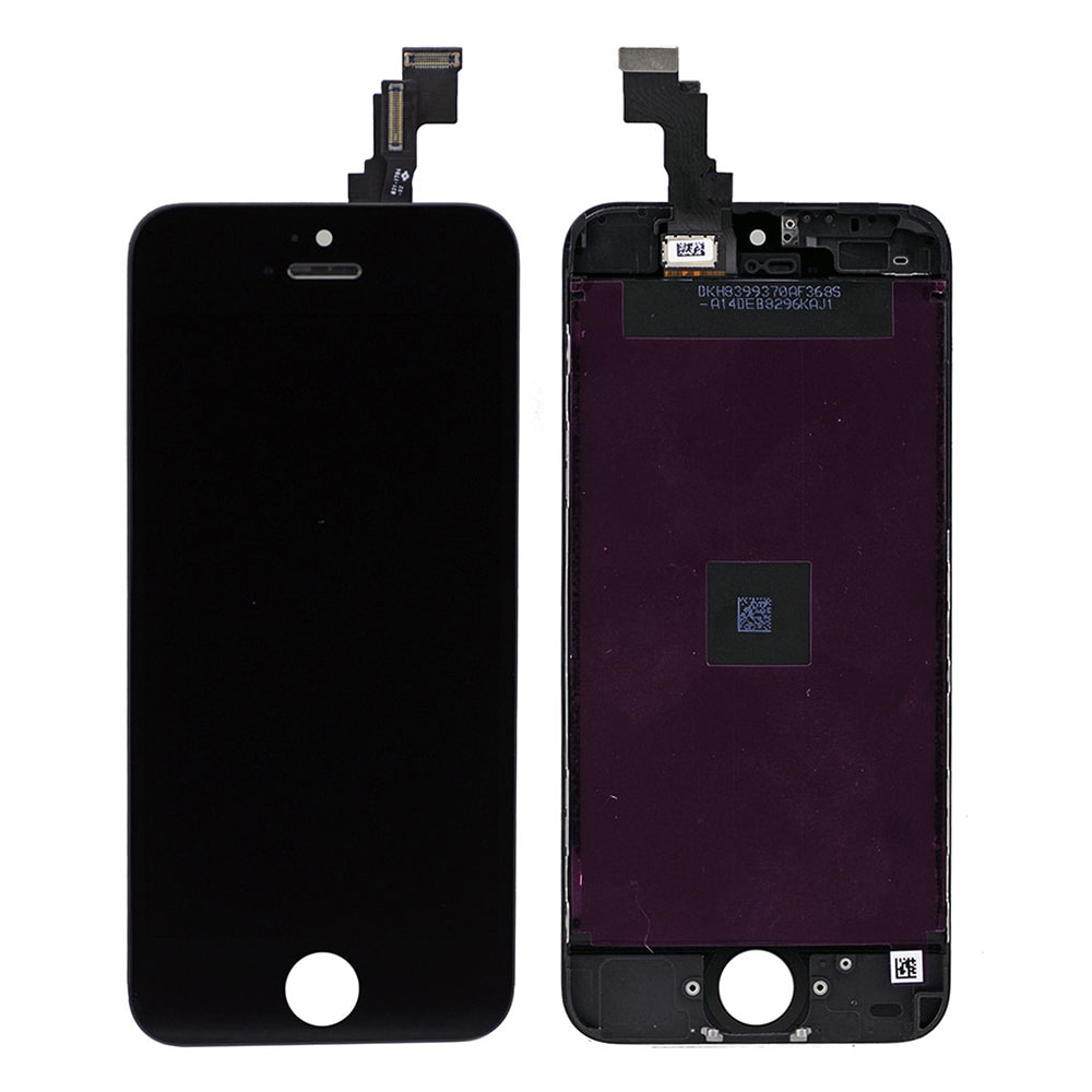 LCD WITH DIGITIZER ASSEMBLY FOR IPHONE 5C - BLACK