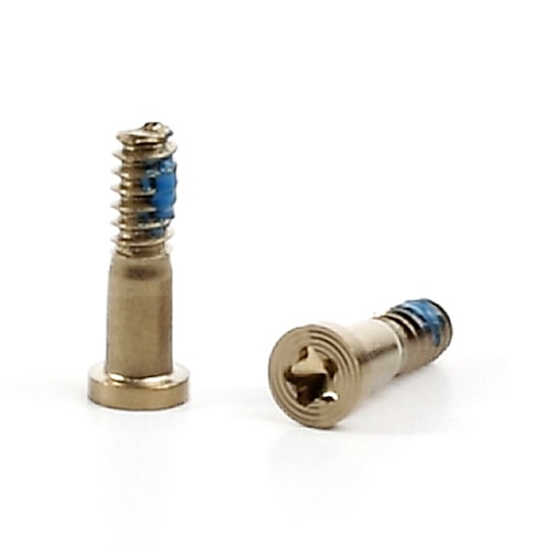 BOTTOM SCREW SET FOR IPHONE 5S - GOLD