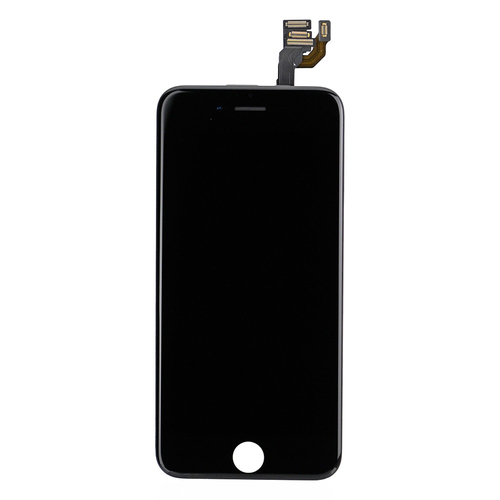BLACK LCD SCREEN FULL ASSEMBLY WITHOUT HOME BUTTON FOR IPHONE 6