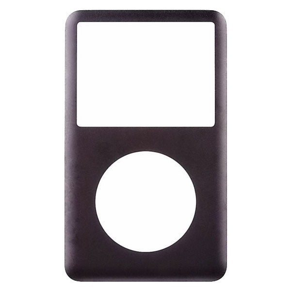 BLACK FRONT COVER FOR IPOD CLASSIC