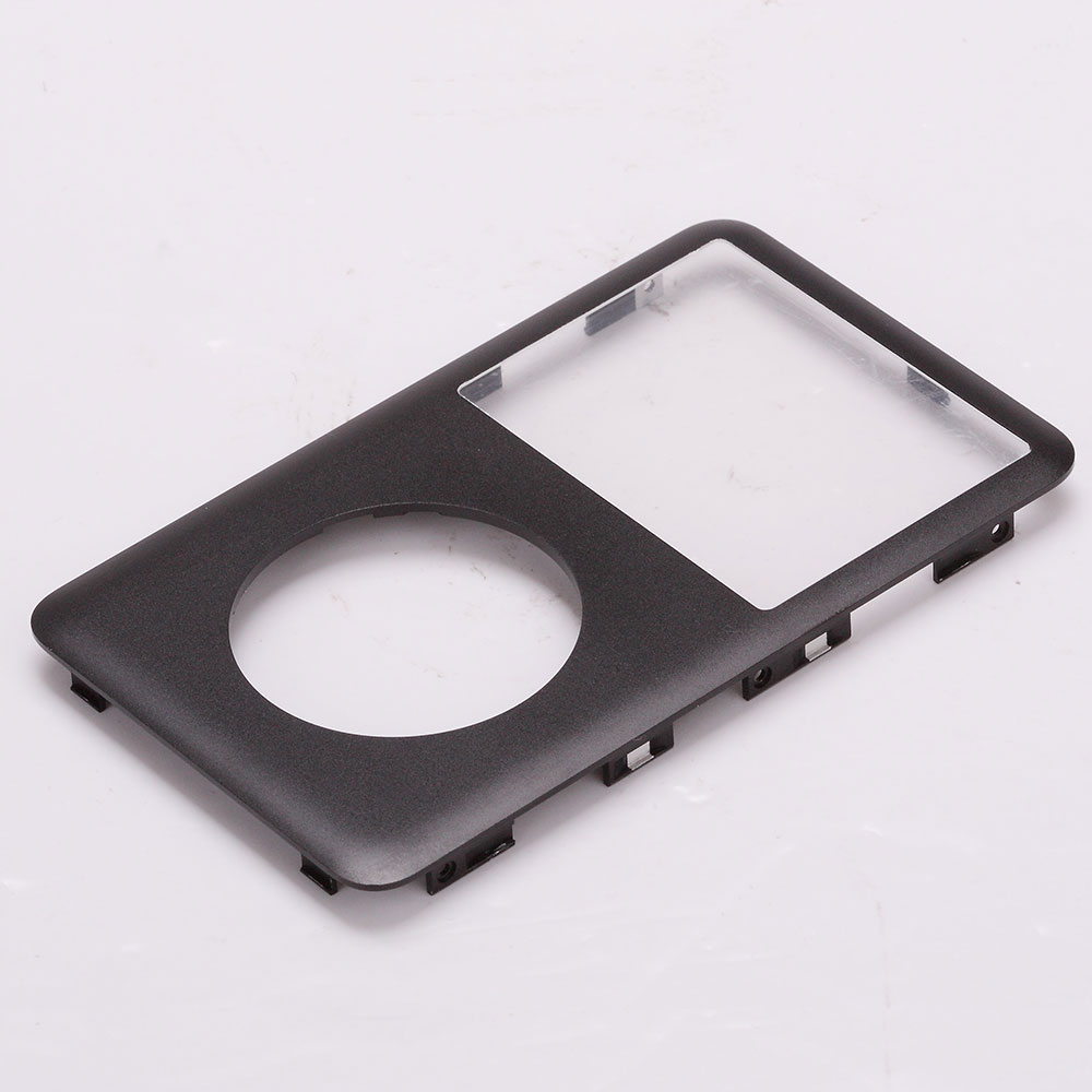 BLACK FRONT COVER FOR IPOD CLASSIC
