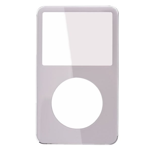 WHITE FRONT COVER  FOR IPOD VIDEO