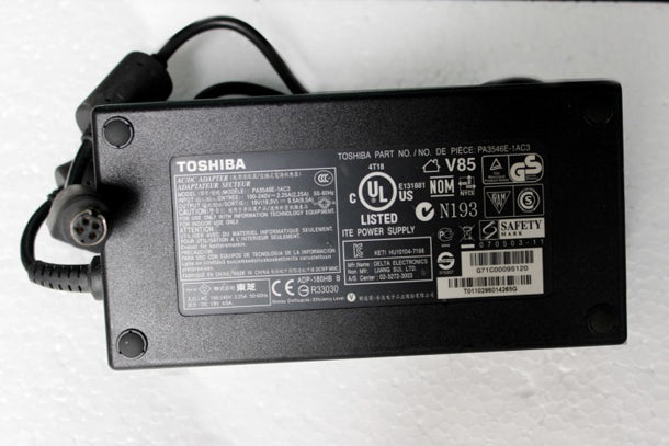 Toshiba Original Power Supply Laptop AC Adapter/Charger 19v 9.5a 180w (4-Hole) for Toshiba Satellite QOSMIO X75 X770 X505 PA3546E-1AC3